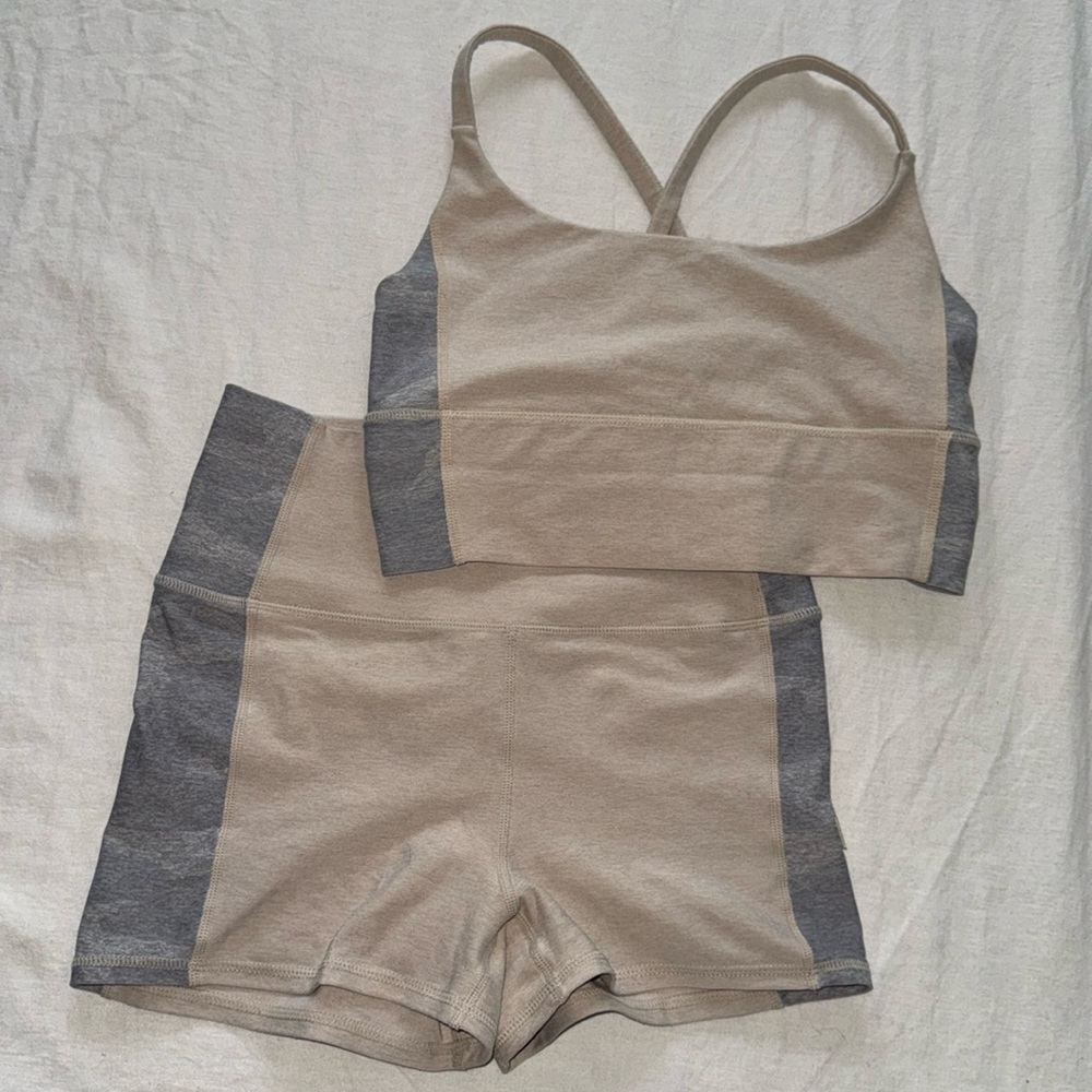 Vuori Sports Bra and Shorts Set